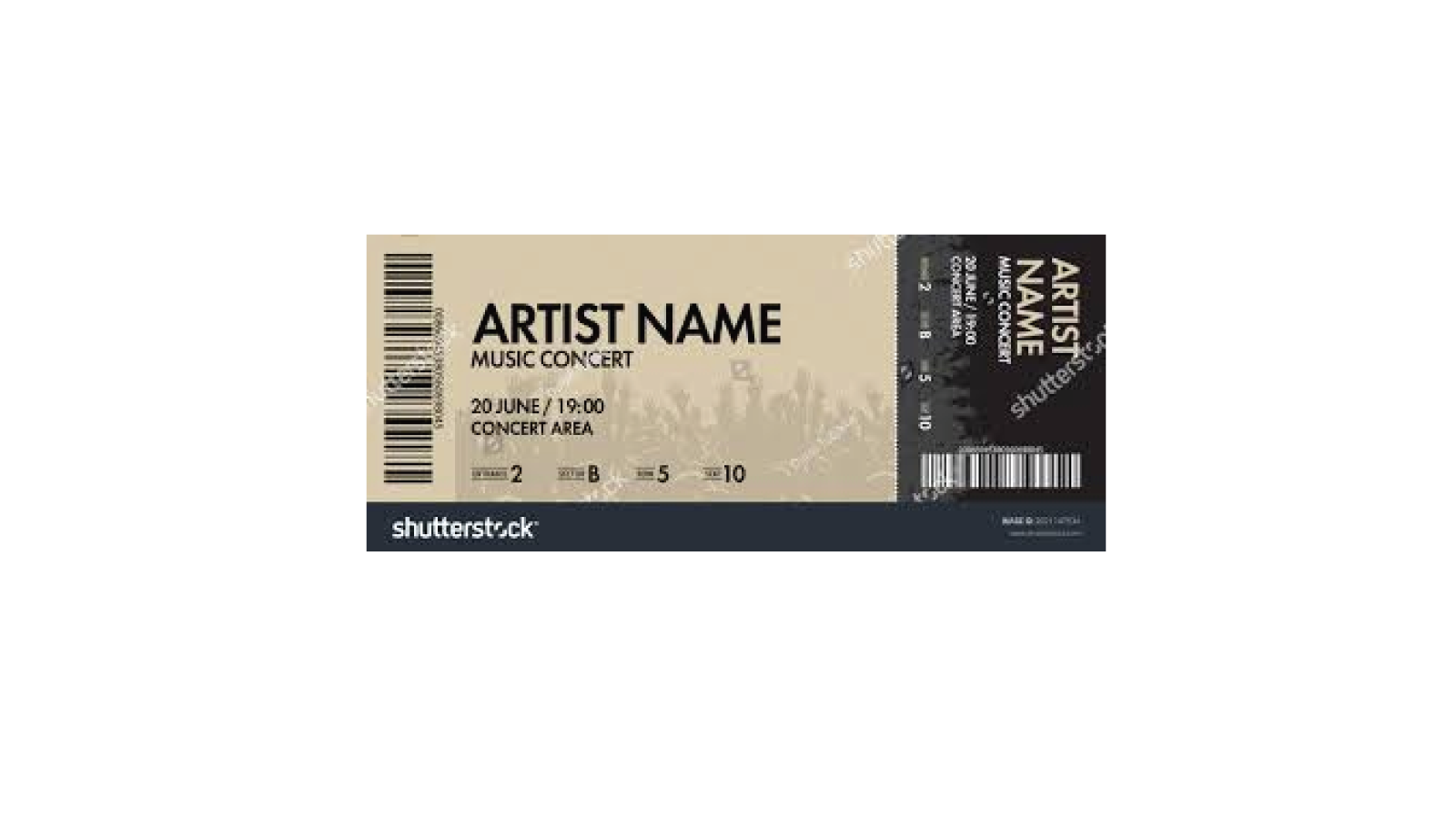 Tix ticket design